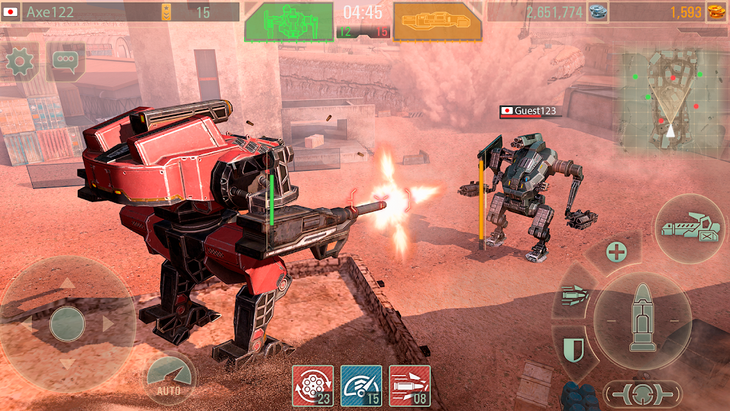 War Robots Games + Mod purchase) for Android