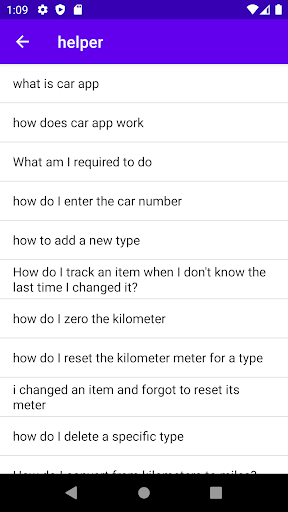 CarApp Screen 2