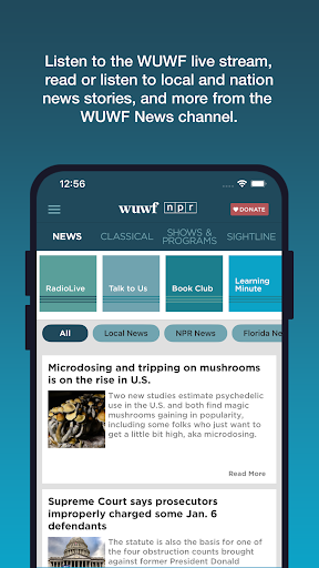 WUWF Public Radio App Screen 3