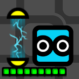 Descend the maze using electroshock icon