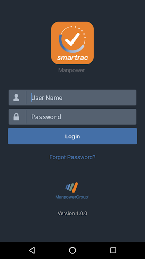 Android application Smartrac - HW screenshort