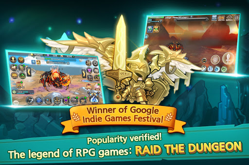 Raid the Dungeon : Idle RPG Heroes AFK or Tap Tap  screenshots 1