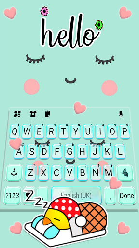 Cute Sweet Face Theme Screen 3