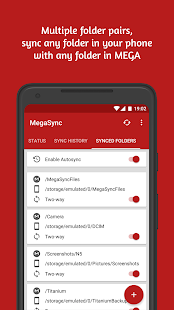Autosync for MEGA - MegaSync لقطة شاشة