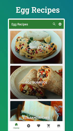 Android application Egg Recipes: Breakfast Special screenshort