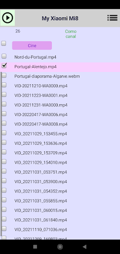 Vista previa de la aplicación