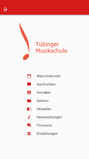 Android application Tübinger Musikschule screenshort