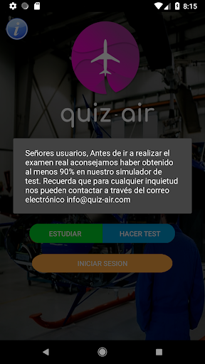 Android application Quiz-Air TLH screenshort