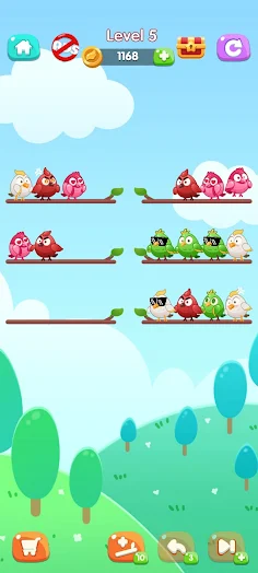 Bird Sort Puzzle 2 - Screenshot 4