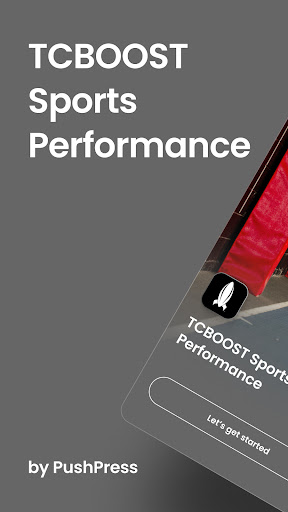 Android application TCBOOST Sports Performance screenshort
