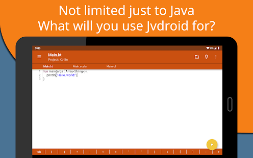 Jvdroid Pro - IDE for Java Captura de pantalla