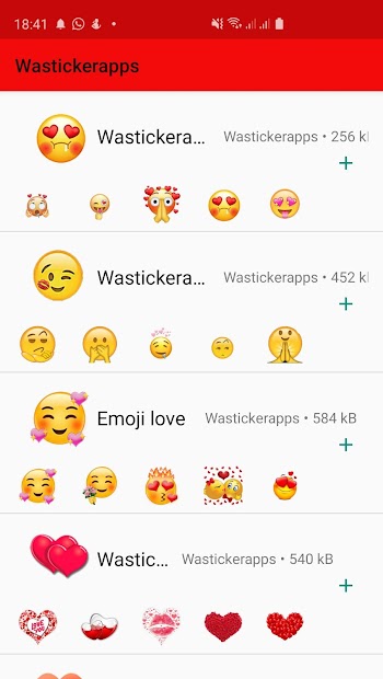 Screenshot 5 Wasticker amor para whatsapp android