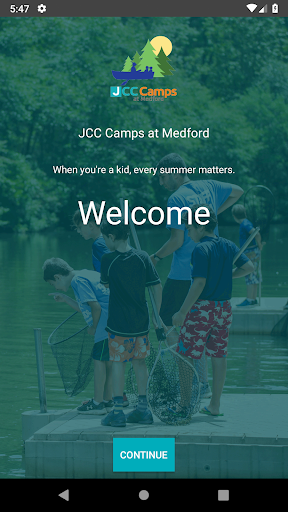 Android application JCC Camps at Medford screenshort