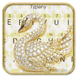 Golden Swan Diamond Keyboard icon