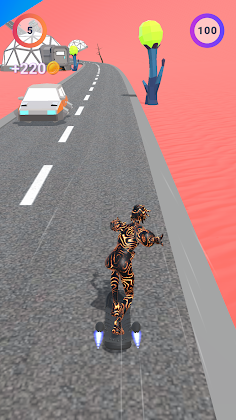 CyberRun Girl - Screenshot 4