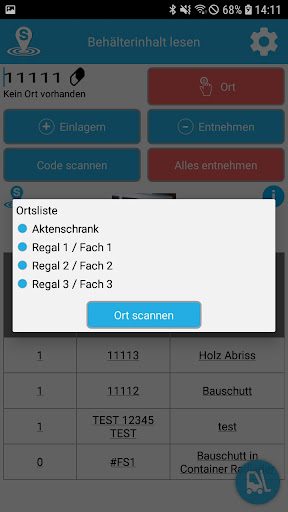 Android application ASTS screenshort