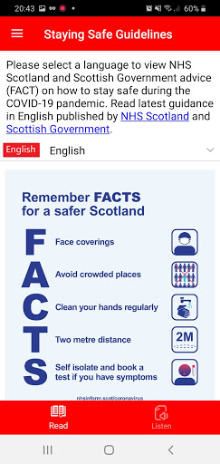 Stay Safe Scotland Screen 2