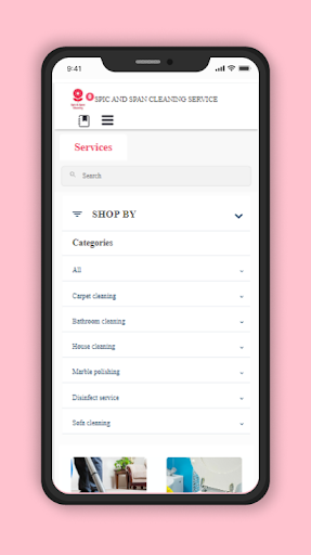 Android application Spic and span (CS) screenshort