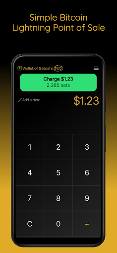 Android application Wallet of Satoshi POS screenshort