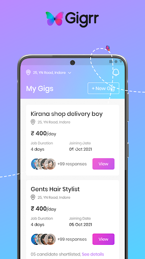 Gigrr - Instant & Daily Jobs Screen 3
