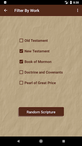 Random Scripture Generator LDS Screen 3