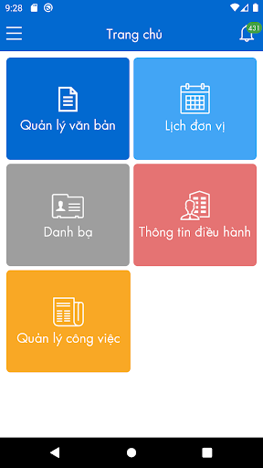 Android application CKSTTHC eOffice screenshort