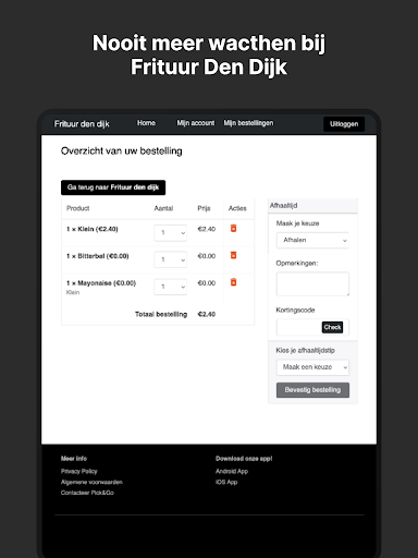 Frituur Den Dijk Screen 3