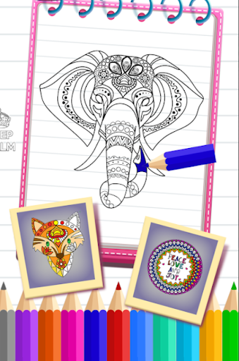 Android application Mandala Coloring Book screenshort