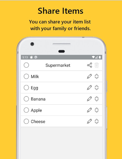 Shopping List | To-do | Check Screen 3
