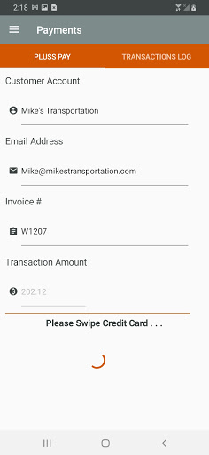 Android application PlussPay Mobile screenshort