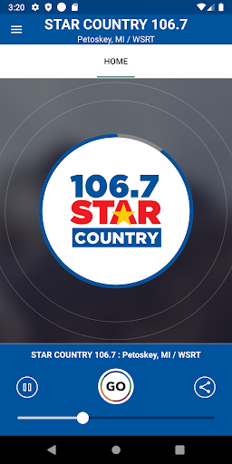 Android application STAR COUNTRY 106.7 screenshort