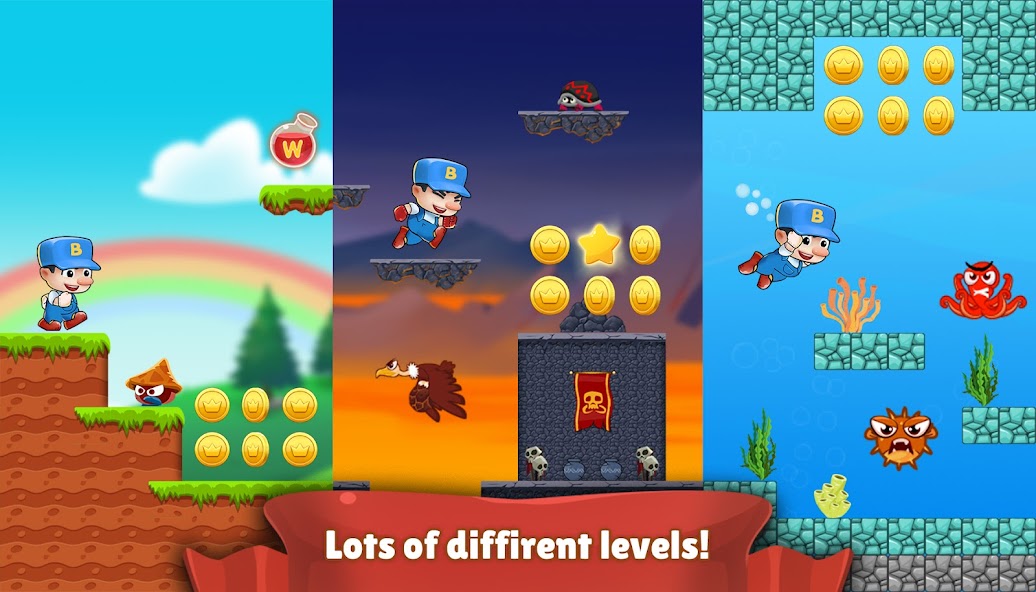 Super Bino Go2:Adventure World 2.0.2 APK + Mod (Unlimited money / Mod Menu) for Android