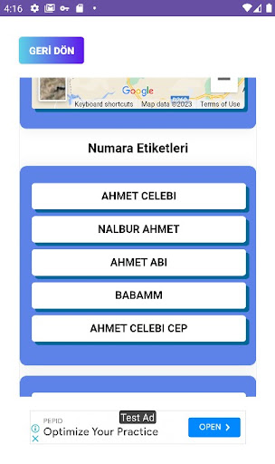 NumaraSor - Numara Sorgulama Screen 3