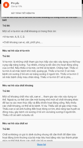 Học tốt Khoa học 4 Screen 2