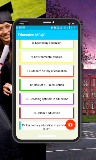 Education MCQs Screen 3