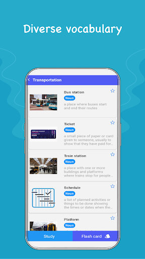 EVocab: Vocabulary Flashcards Screen 2