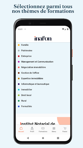 Android application Inafon screenshort