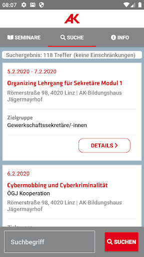 BildungsApp AKOÖ/VÖGBOÖ Screen 2