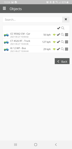 Pinpoint-Tracking Screen 3