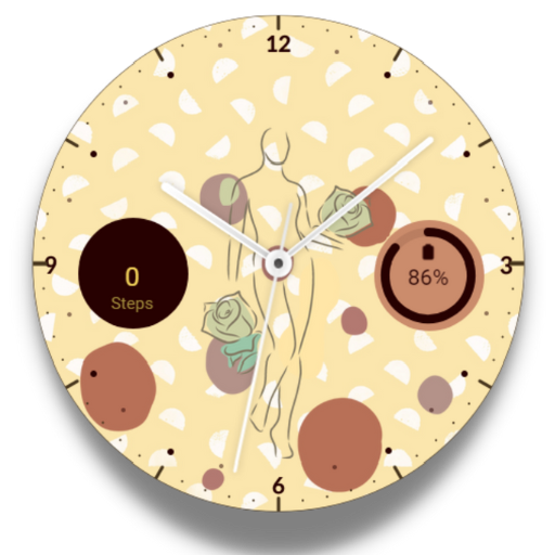 Strong women watch face logo