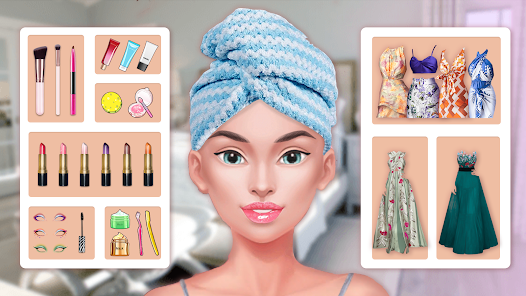Captura de Pantalla 16 juegos de niñas: maquillaje android