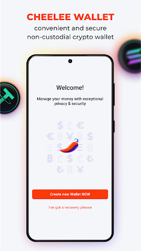 Android application Cheelee DeFi Wallet screenshort