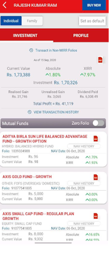 MIRR Investments Screen 3