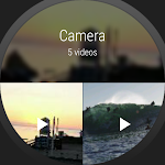 screenshot of Video Gallery for Wear OS