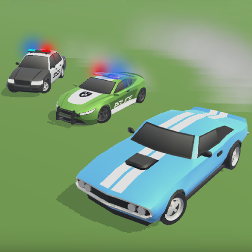 Police car chase drift endless  Icon