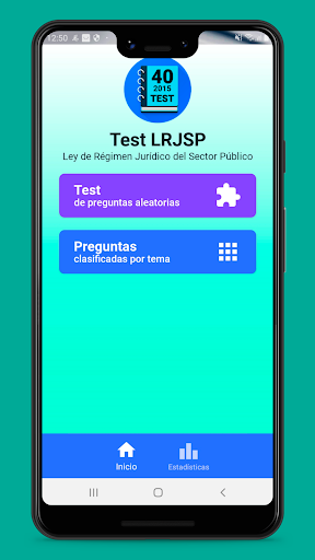 Android application Tests Ley 40/2015 (LRJSP) screenshort