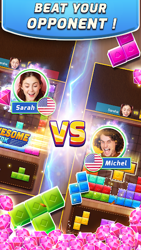 Android application Block Puzzle:Play With Friends screenshort