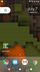 Cube Terrain 3D Live Wallpaper Screenshot