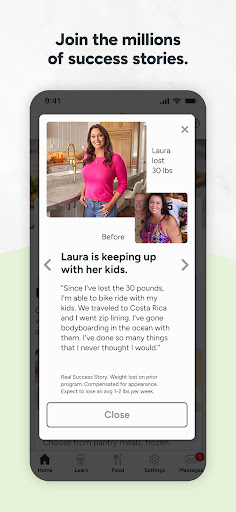 Screenshot of Nutrisystem