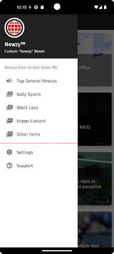 Newzy™ - Custom Newzy News Screen 3